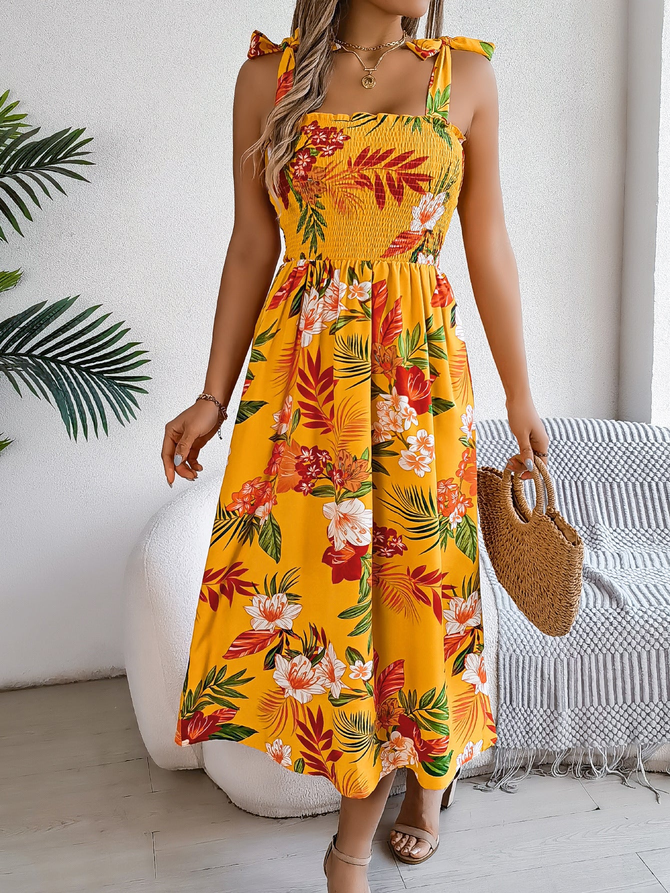 Flowers Corset Dress